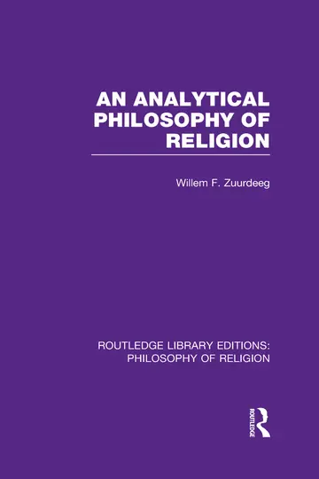 Cover of An Analytical Philosophy of Religion
