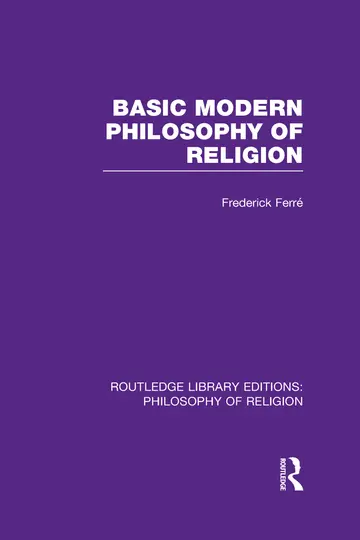 Cover of Basic Modern Philosophy of Religion