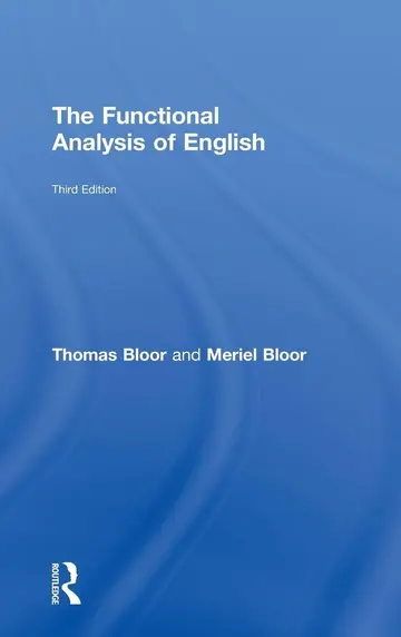 Cover of The Functional Analysis of English
