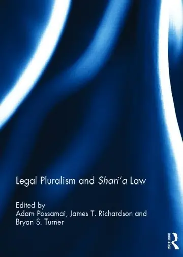 Cover of Legal Pluralism and Shari’a Law