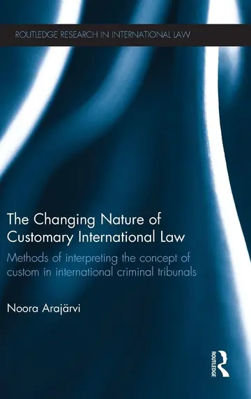 Cover of The Changing Nature of Customary International Law
