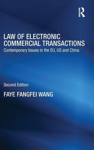 Cover of Law of Electronic Commercial Transactions