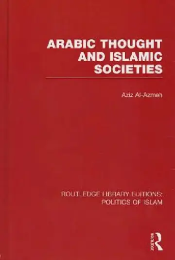 Cover of Arabic Thought and Islamic Societies