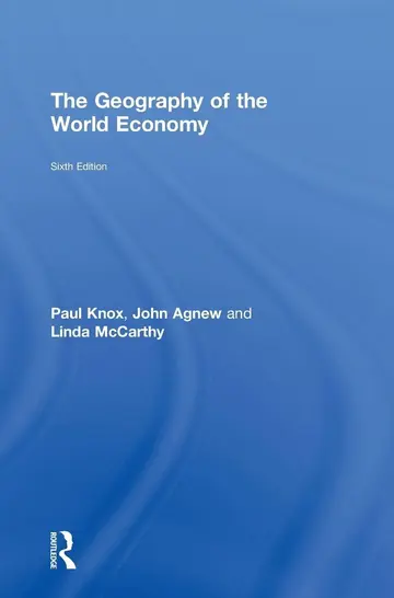Cover of The Geography of the World Economy