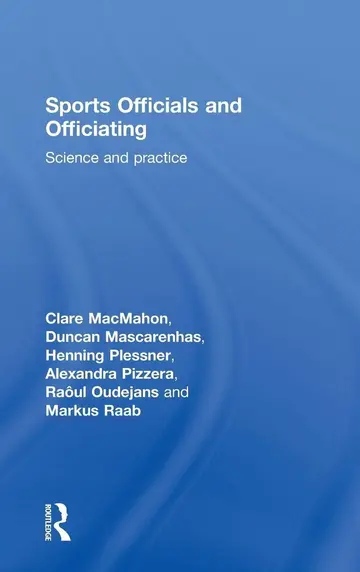 Cover of Sports Officials and Officiating