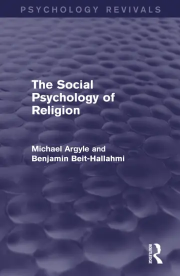 Cover of The Social Psychology of Religion