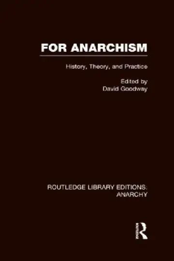 Cover of For Anarchism (Rle Anarchy)