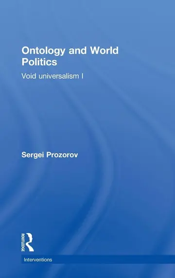 Cover of Ontology and World Politics