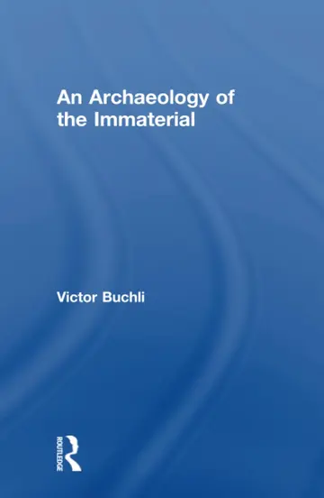 Cover of An Archaeology of the Immaterial