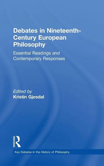 Cover of Debates in Nineteenth-Century European Philosophy