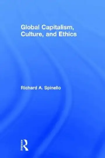 Cover of Global Capitalism, Culture, and Ethics