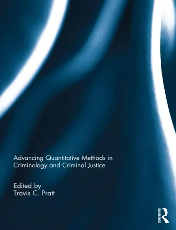 Cover of Advancing Quantitative Methods in Criminology and Criminal Justice
