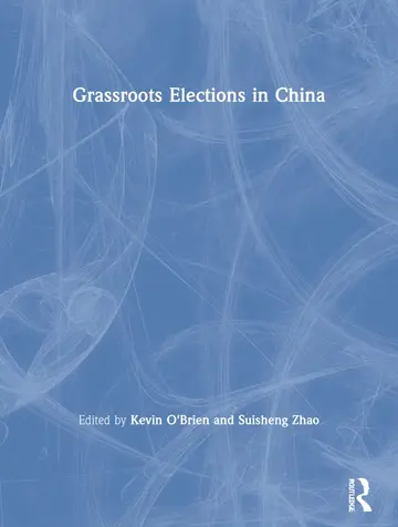 Cover of Grassroots Elections in China