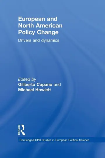 Cover of European and North American Policy Change