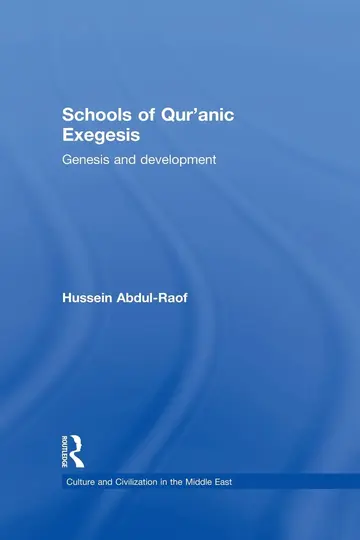Cover of Schools of Qur'anic Exegesis