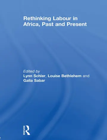 Cover of Rethinking Labour in Africa, Past and Present