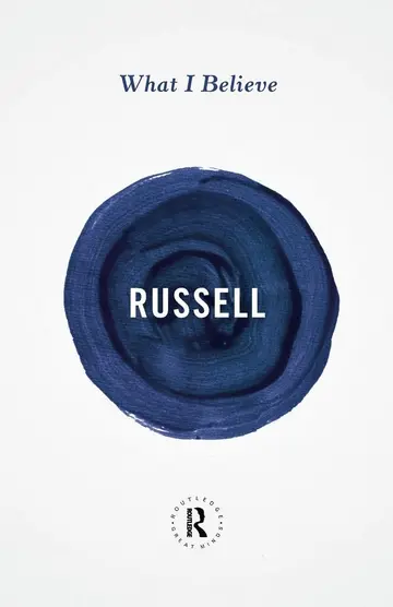 Cover of What I Believe