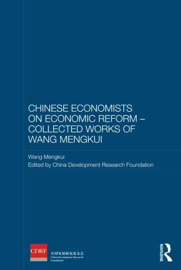 Cover of Chinese Economists on Economic Reform