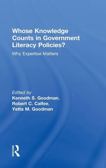 Cover of Whose Knowledge Counts in Government Literacy Policies?