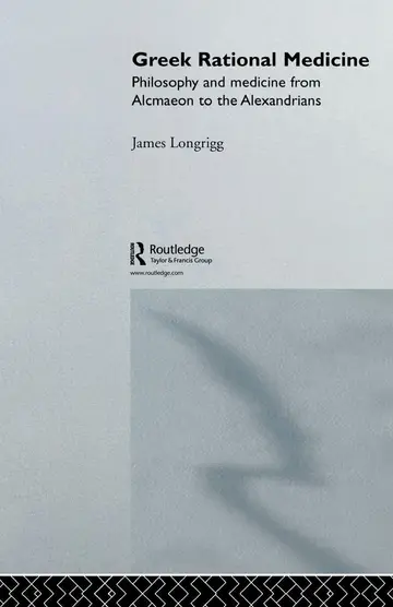 Cover of Greek Rational Medicine