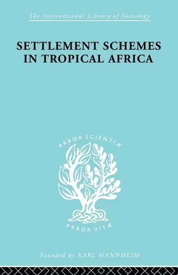Cover of Sett Scheme Trop Africa Ils 70