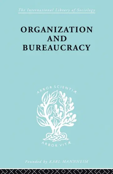 Cover of Organisatn&bureaucracy Ils 157