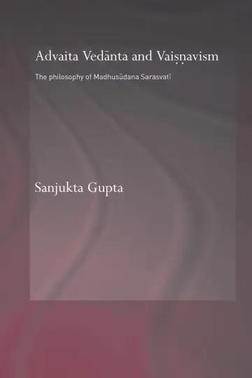 Cover of Advaita Vedanta and Vaisnavism