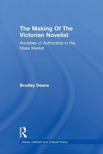 Cover of The Making of the Victorian Novelist