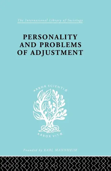 Cover of Personality and Problems of Adjustment