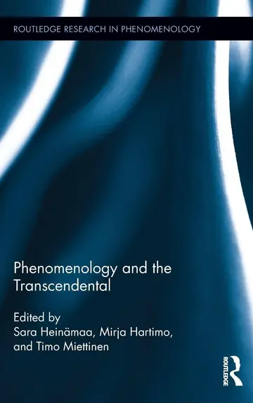 Cover of Phenomenology and the Transcendental