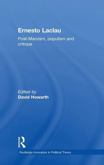 Cover of Ernesto Laclau