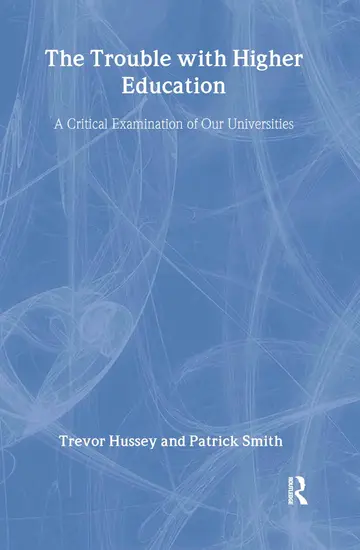 Cover of The Trouble with Higher Education