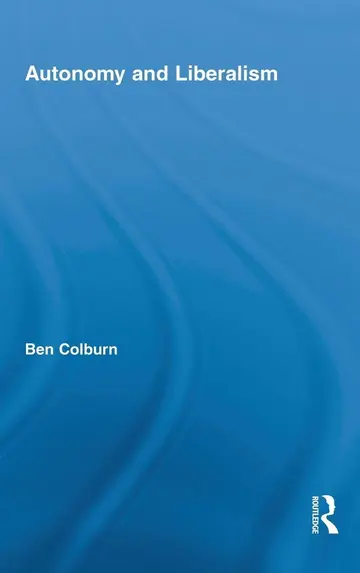 Cover of Autonomy and Liberalism