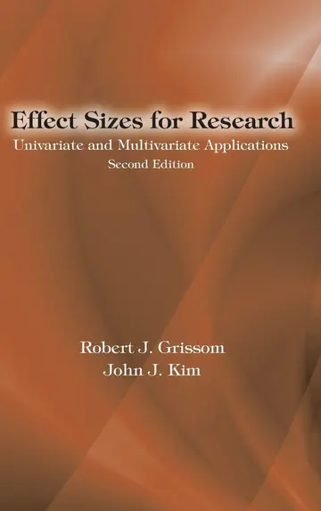 Cover of Effect Sizes for Research