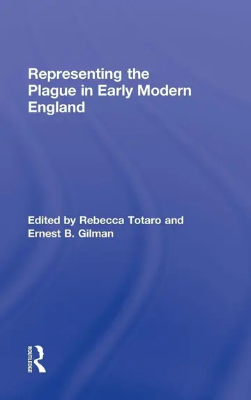 Cover of Representing the Plague in Early Modern England