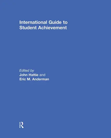 Cover of International Guide to Student Achievement