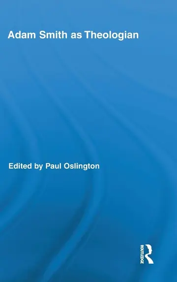 Cover of Adam Smith as Theologian