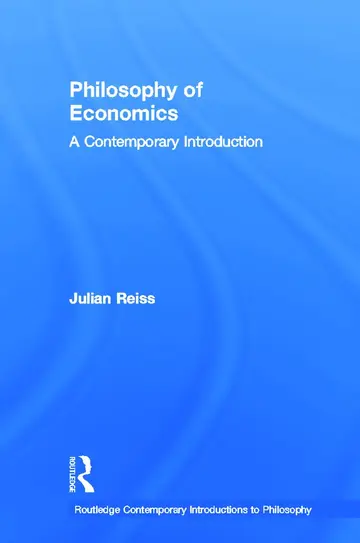 Cover of Philosophy of Economics
