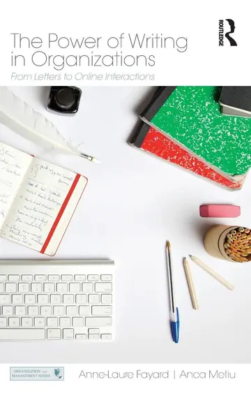 Cover of The Power of Writing in Organizations