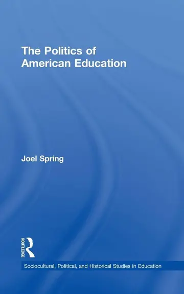 Cover of The Politics of American Education