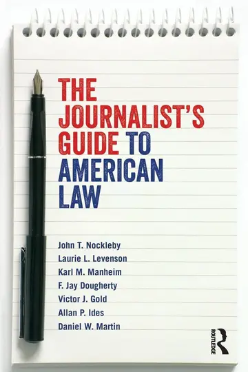 Cover of The Journalist's Guide to American Law