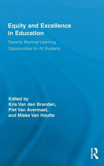 Cover of Equity and Excellence in Education