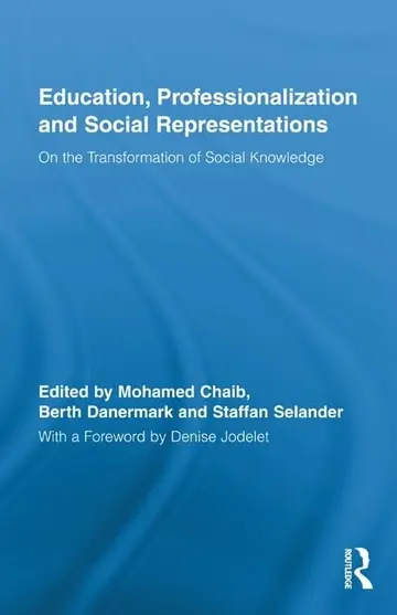 Cover of Education, Professionalization and Social Representations