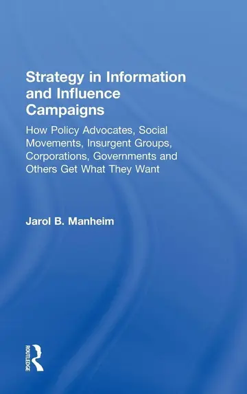 Cover of Strategy in Information and Influence Campaigns