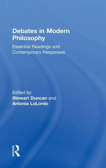 Cover of Debates in Modern Philosophy