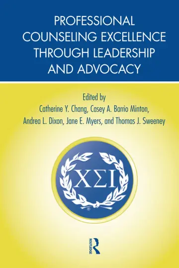 Cover of Professional Counseling Excellence Through Leadership and Advocacy