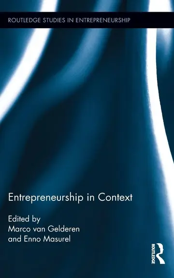 Cover of Entrepreneurship in Context
