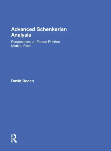Cover of Advanced Schenkerian Analysis