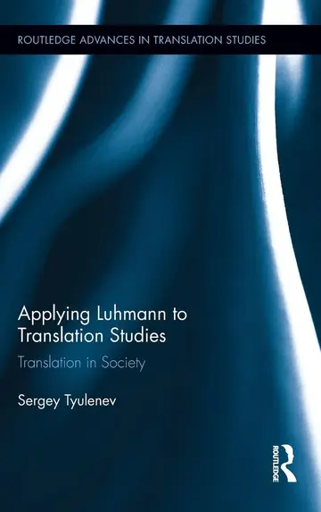 Cover of Applying Luhmann to Translation Studies