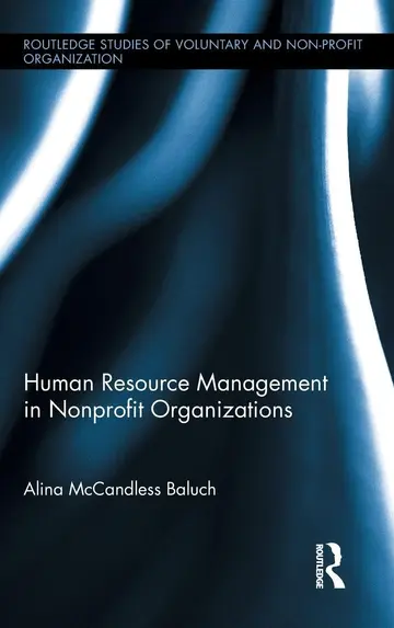 Cover of Human Resource Management in Nonprofit Organizations
